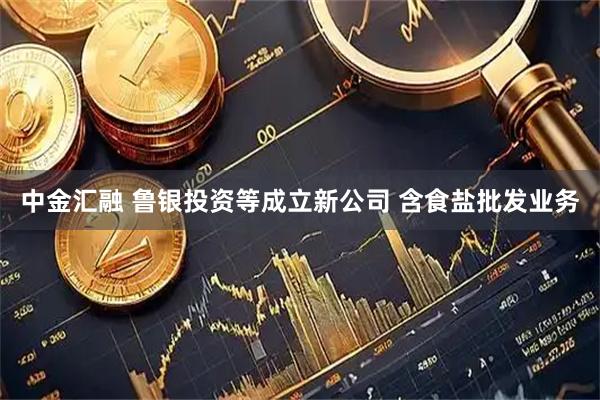 中金汇融 鲁银投资等成立新公司 含食盐批发业务